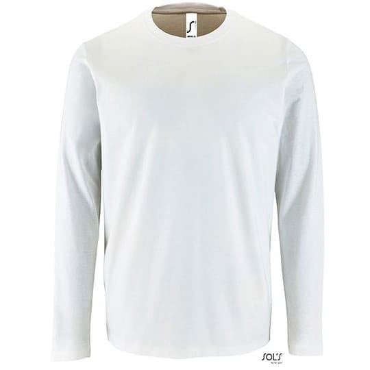 SOL´S Men´s Long Sleeve T-Shirt Imperial – White