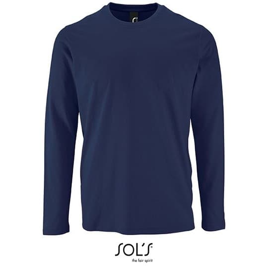 SOL´S Men´s Long Sleeve T-Shirt Imperial – French Navy