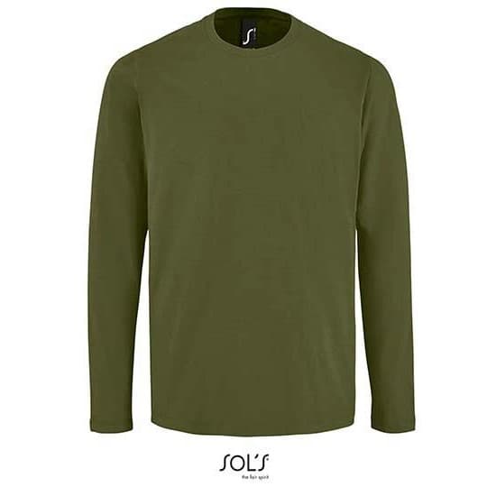 SOL´S Men´s Long Sleeve T-Shirt Imperial – Dark Khaki