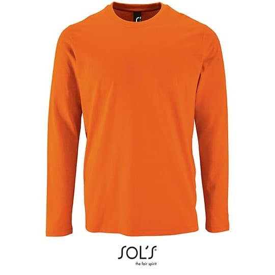 SOL´S Men´s Long Sleeve T-Shirt Imperial – Orange