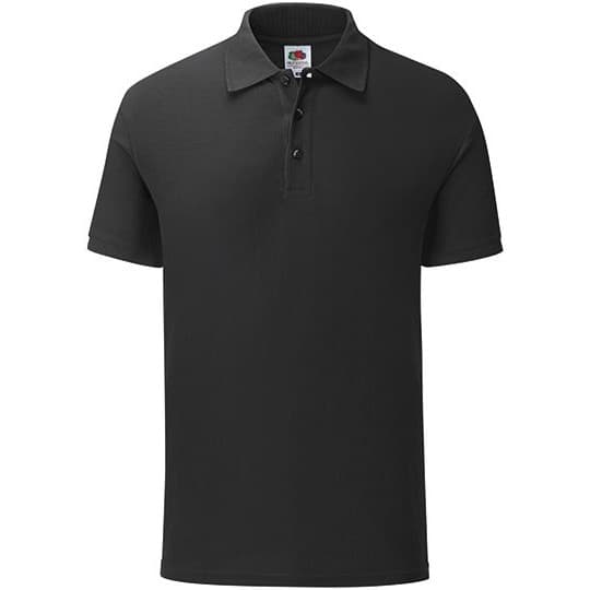 Fruit of the Loom 65/35 Piqué Polo – Black