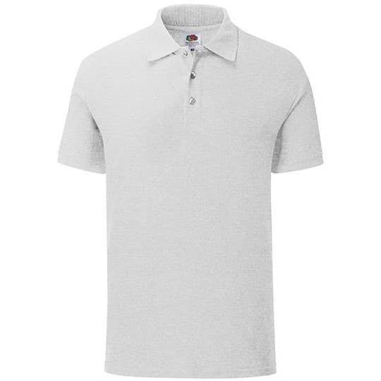 Fruit of the Loom 65/35 Piqué Polo – Heather Grey