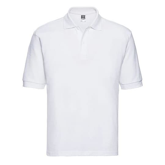 Russell Athletic Men's Classic Polycotton Polo – White