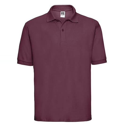 Russell Athletic Men's Classic Polycotton Polo – Burgundy