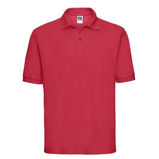 Russell Athletic Men's Classic Polycotton Polo – Classic Red