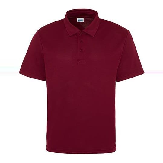 Just Cool Cool Polo – Burgundy