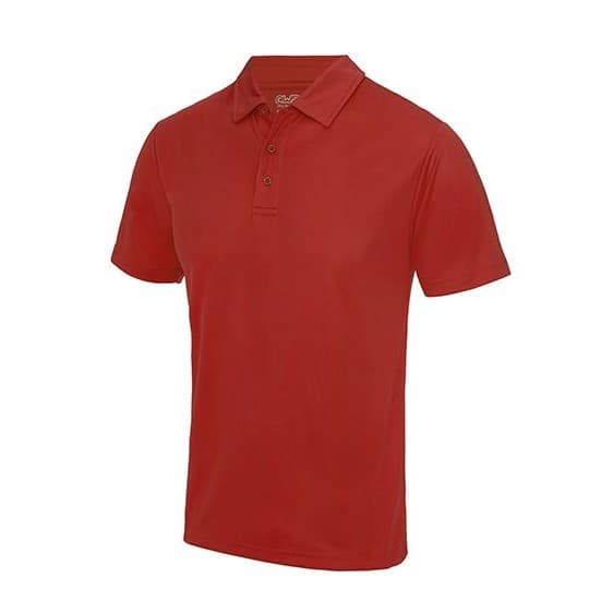 Just Cool Cool Polo – Fire Red