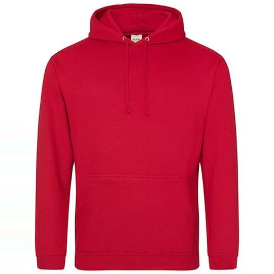 Just Hoods College Hoodie – Fire Red
