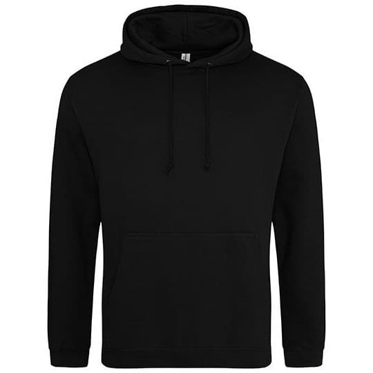 Just Hoods College Hoodie – Deep Black