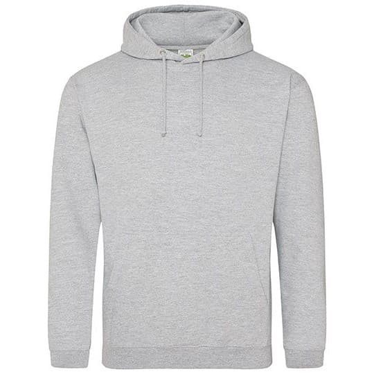 Just Hoods College Hoodie – Heather Grey