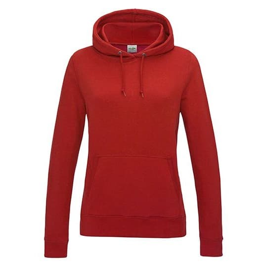 Just Hoods Women´s College Hoodie – Fire Red