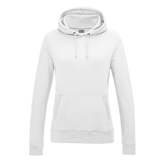 Just Hoods Women´s College Hoodie – Arctic White