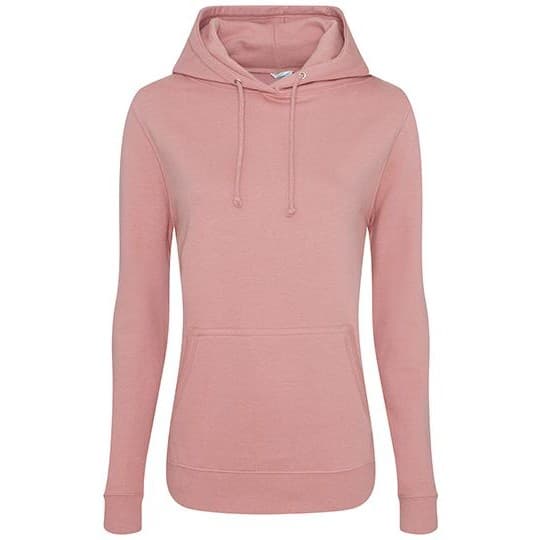 Just Hoods Women´s College Hoodie – Dusty Pink