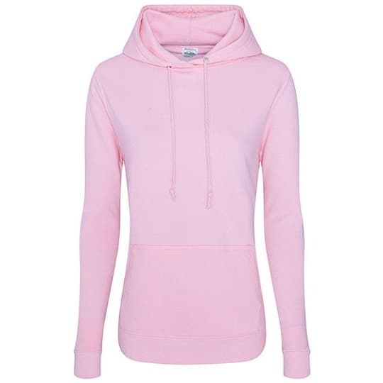 Just Hoods Women´s College Hoodie – Baby Pink