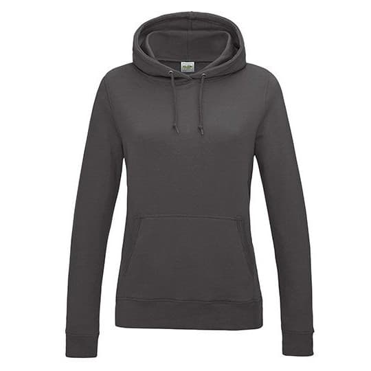 Just Hoods Women´s College Hoodie – Charcoal (Heather)
