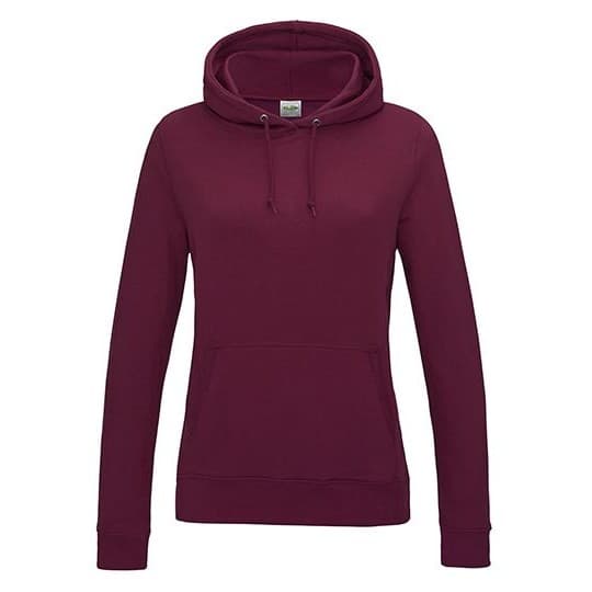 Just Hoods Women´s College Hoodie – Burgundy