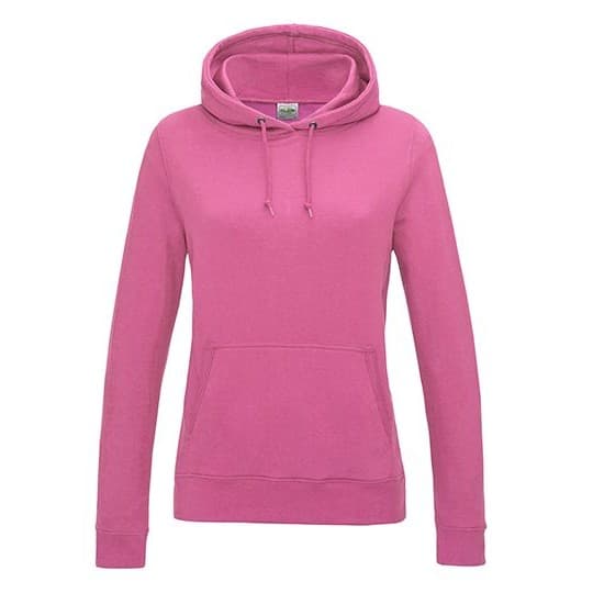 Just Hoods Women´s College Hoodie – Candyfloss Pink