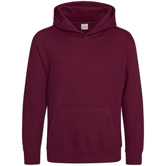 Just Hoods Kids´ Hoodie – Burgundy