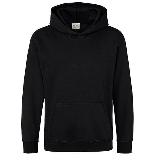 Just Hoods Kids´ Hoodie – Deep Black