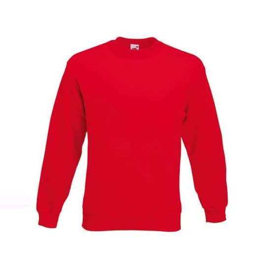 Fruit of the Loom Classic Set-in Sweat – Red