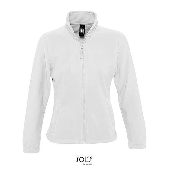 SOL´S Women´s Fleece Jacket North – White