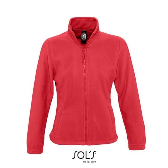 SOL´S Women´s Fleece Jacket North – Red