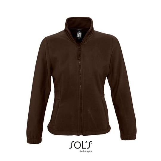SOL´S Women´s Fleece Jacket North – Dark Chocolate