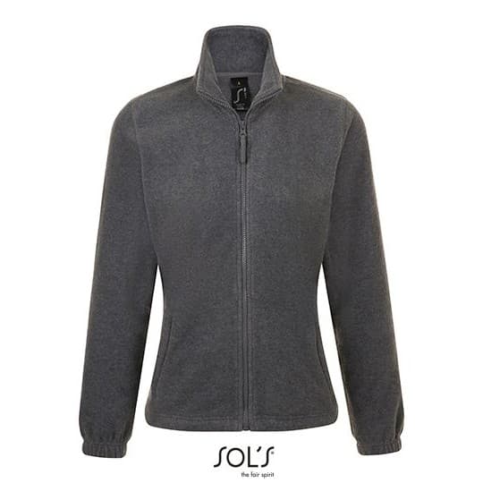 SOL´S Women´s Fleece Jacket North – Grey Melange