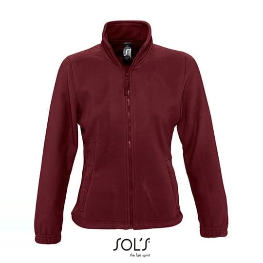SOL´S Women´s Fleece Jacket North – Burgundy