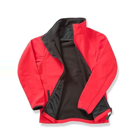 Result Recycled Women´s Printable Softshell Jacket with Recycled Fleece Inner – Red / Black