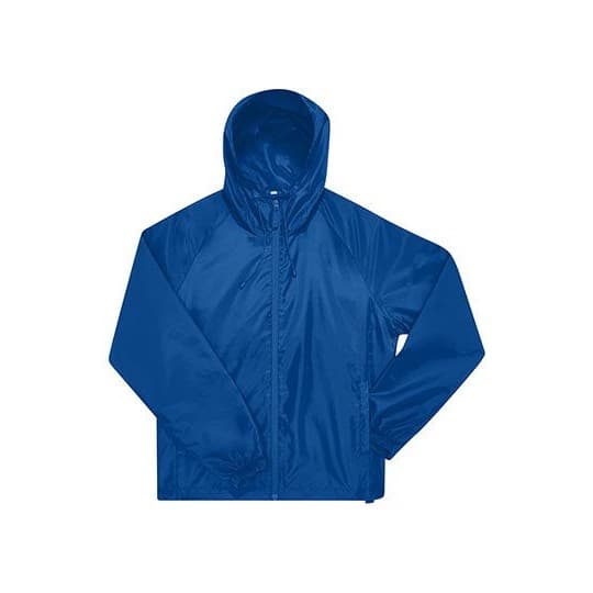 B&C BE INSPIRED #Reset Windbreaker – Royal Blue