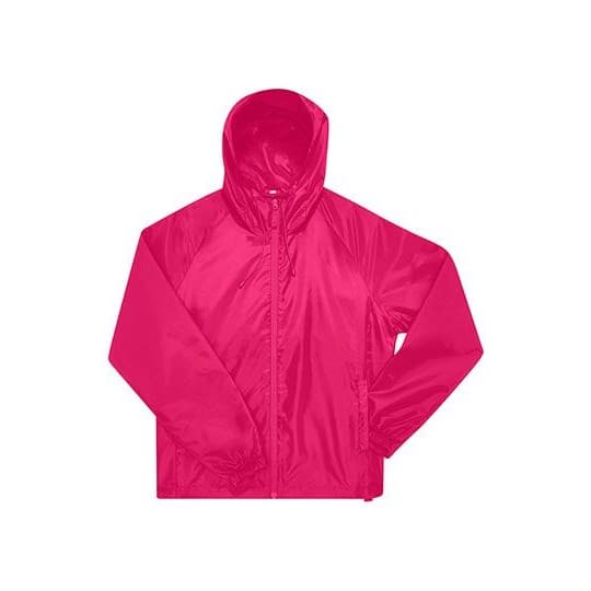 B&C BE INSPIRED #Reset Windbreaker – Magenta Pink