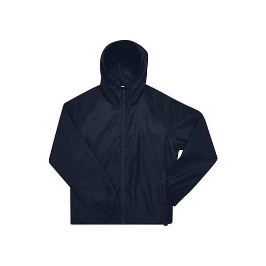 B&C BE INSPIRED #Reset Windbreaker – Navy