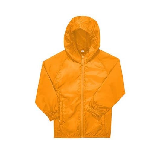 B&C BE INSPIRED Kids #Reset Windbreaker – Meta Orange