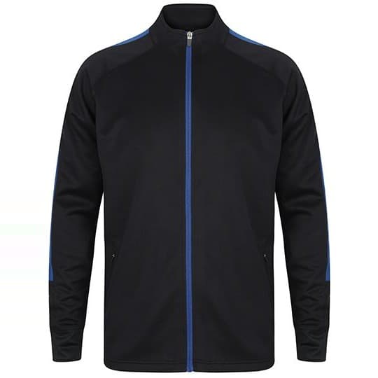 Finden+Hales Adults Knitted Tracksuit Top – Navy / Royal