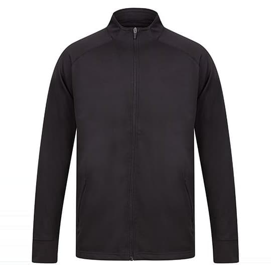Finden+Hales Adults Knitted Tracksuit Top – Black