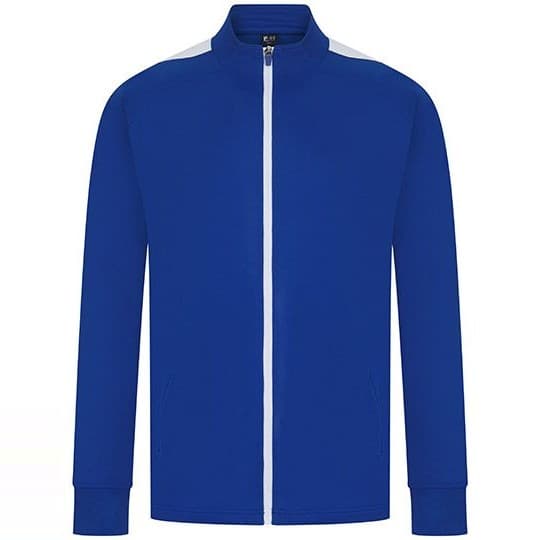 Finden+Hales Adults Knitted Tracksuit Top – Royal / White
