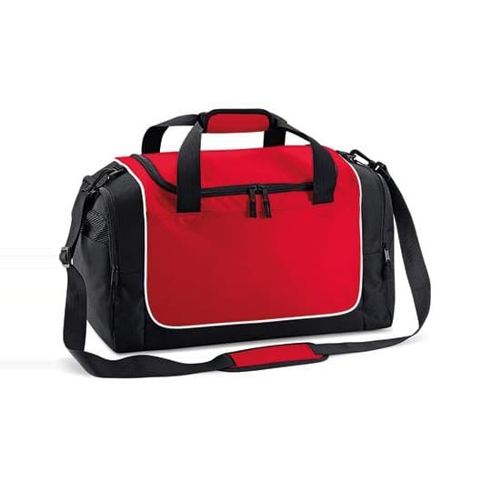 Quadra Teamwear Locker Bag – Classic Red / Black / White