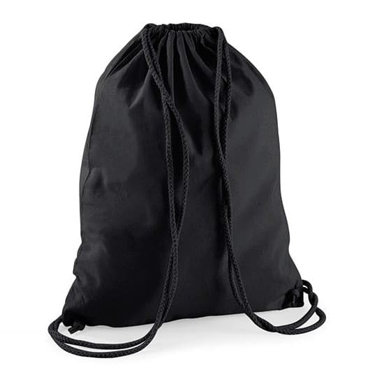 Westford Mill Cotton Gymsac – Black / Black
