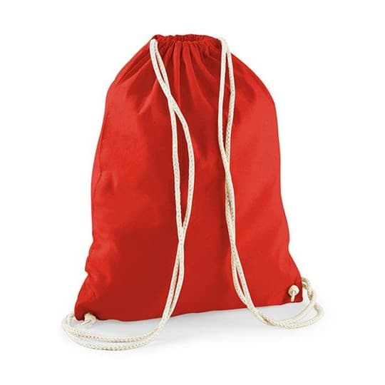 Westford Mill Cotton Gymsac – Bright Red
