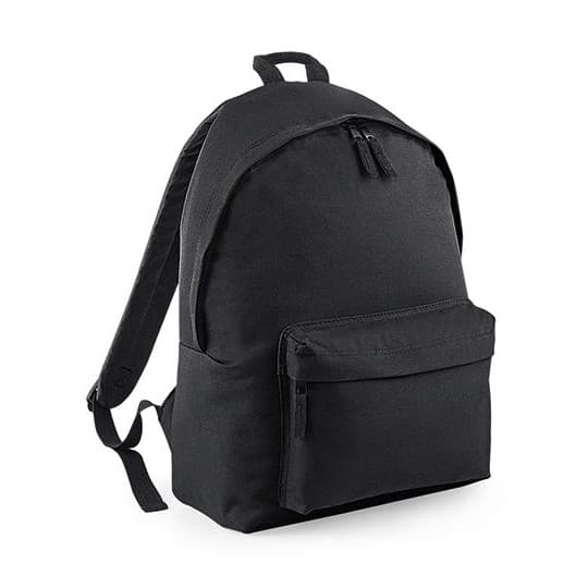 BagBase Original Fashion Backpack – Black / Black