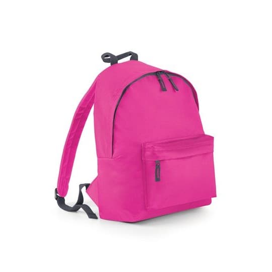 BagBase Original Fashion Backpack – Fuchsia / Graphite Grey