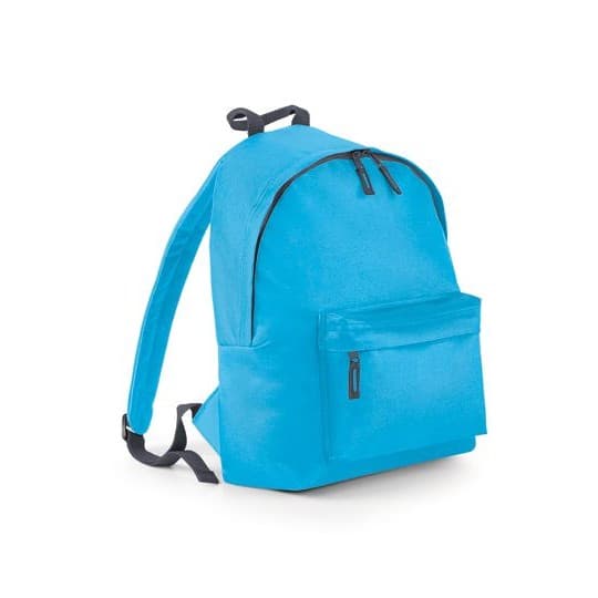 BagBase Original Fashion Backpack – Surf Blue / Graphite Grey
