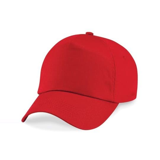 Beechfield Original 5 Panel Cap – Classic Red