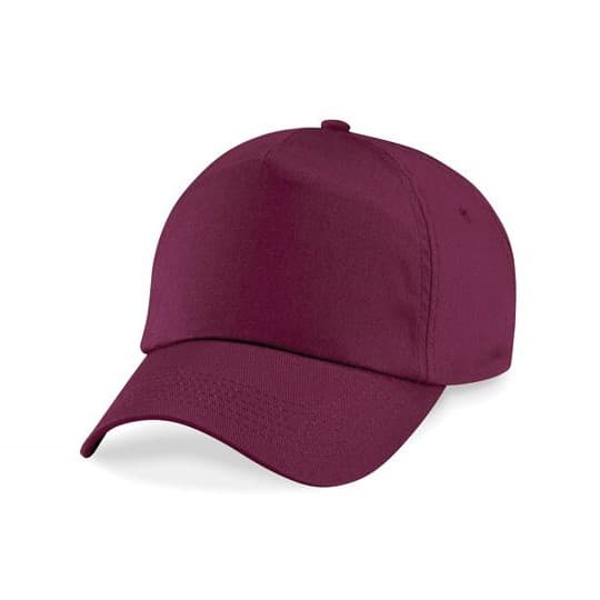 Beechfield Original 5 Panel Cap – Burgundy