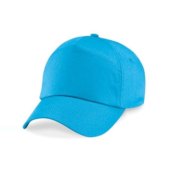 Beechfield Junior Original 5 Panel Cap – Surf Blue