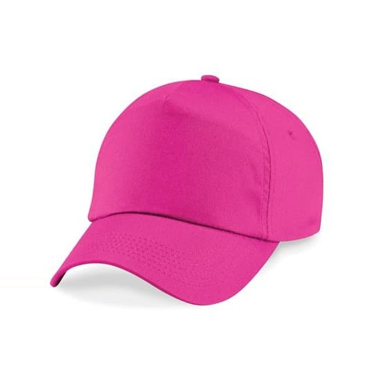 Beechfield Junior Original 5 Panel Cap – Fuchsia