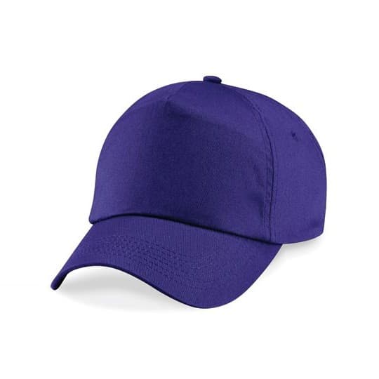 Beechfield Junior Original 5 Panel Cap – Purple