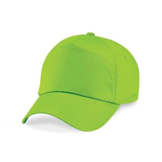 Beechfield Junior Original 5 Panel Cap – Lime Green
