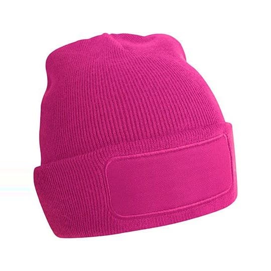 Beechfield Original Patch Beanie – Fuchsia